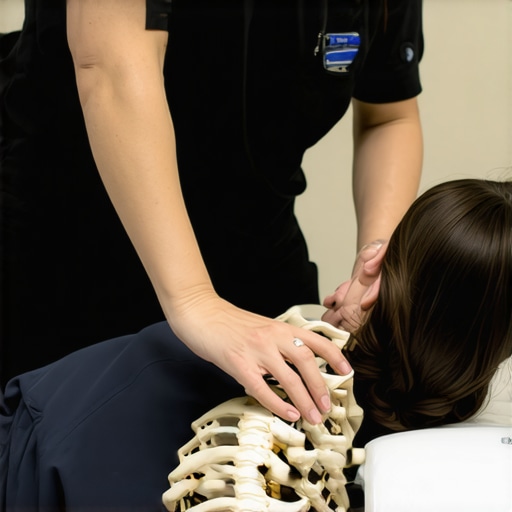 Advanced Chiropractic Spinal Mobilization Chiropractor performing spinal mobilization therapy