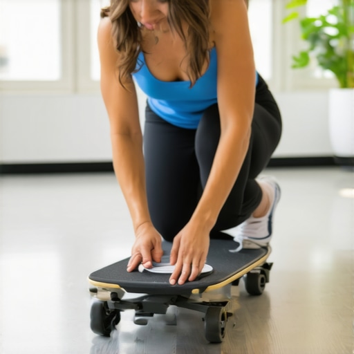 Therapist demonstrating balance exercises for posture correction