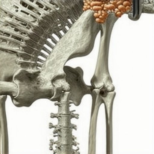 Diagram showing nerve and muscle pathways affected by chiropractic adjustments.