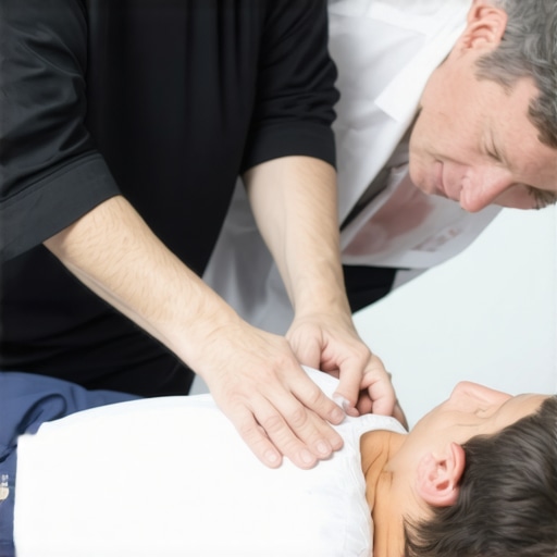 Chiropractor skillfully adjusting a patient's spine emphasizing technique nuances.