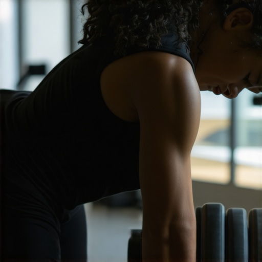 Effective Foam Rolling for Posture An individual rolling their upper back with a foam roller in a well-lit home gym
