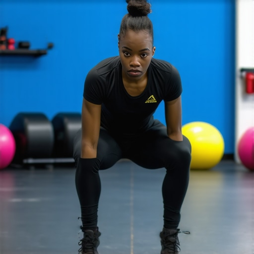 Person doing hip mobility stretch with a focus on correct form
