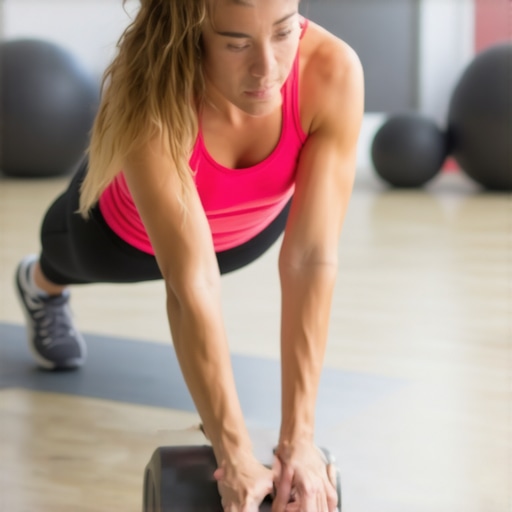 Person using foam roller on back to improve posture