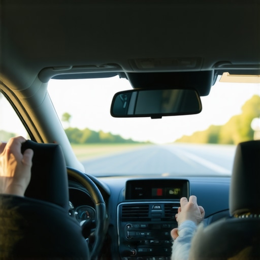 How to adjust your rearview mirror to improve your driving posture