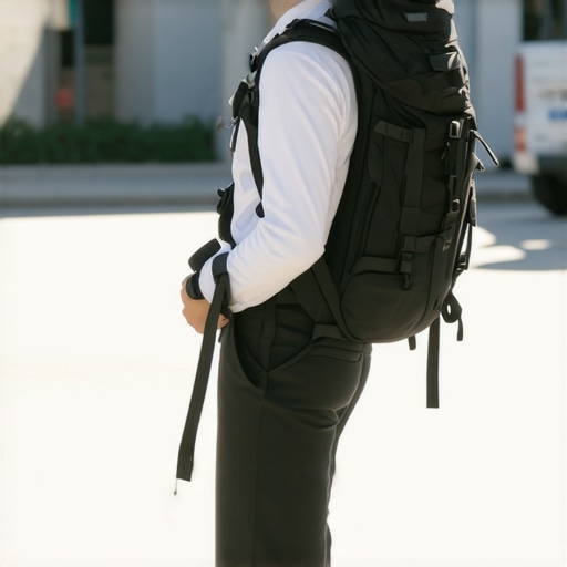 How to carry a heavy backpack without leaning forward