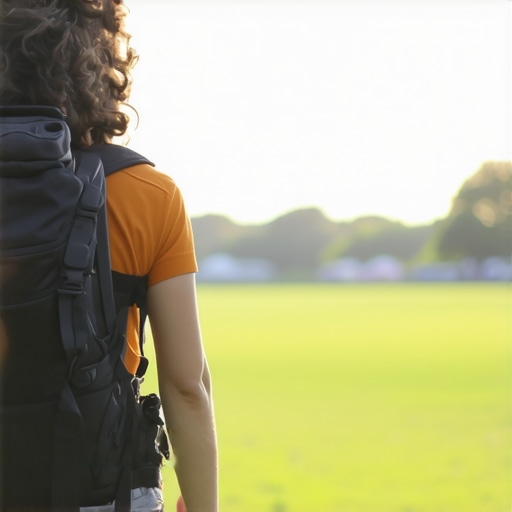 How to carry a heavy backpack without leaning forward