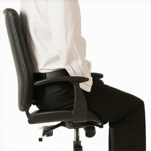 How to use a lumbar roll correctly in your office chair
