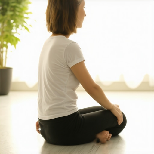 The best way to sit on the floor for your back