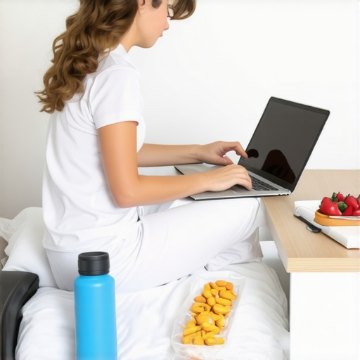 How to Maintain Spinal Health While Working From Your Bed