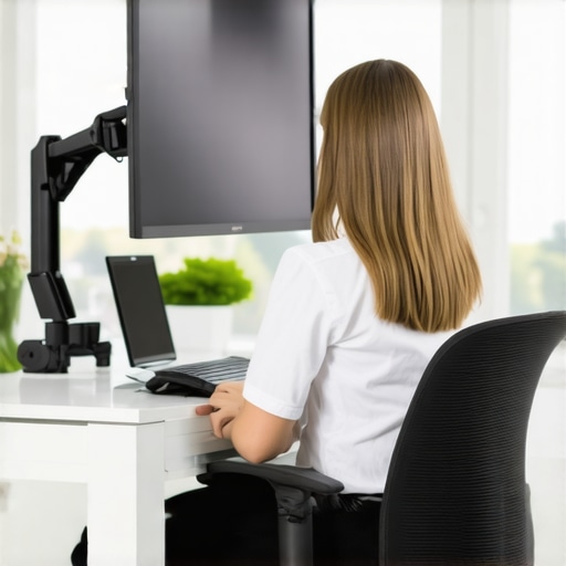 How to adjust your computer monitor to save your neck