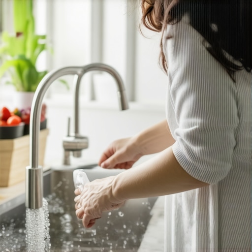 How to improve your posture while washing dishes