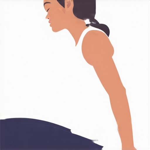 Person performing a spinal twist exercise to enhance back flexibility.