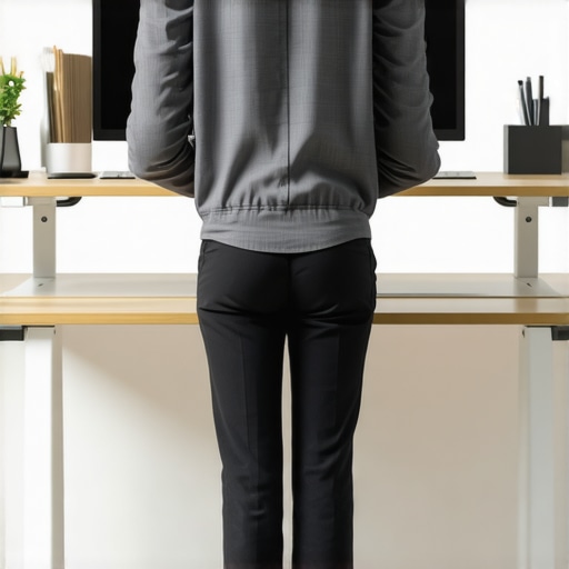 The Proper Way to Use a Standing Desk Without Hurting Your Knees