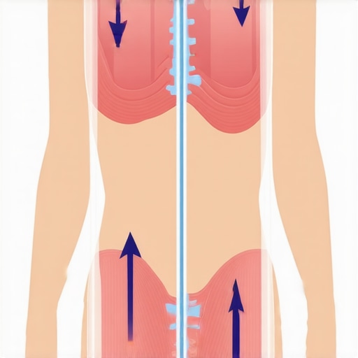 360-Degree Core Bracing Canister Concept Illustration showing the core as a pressurized canister for spinal stability.