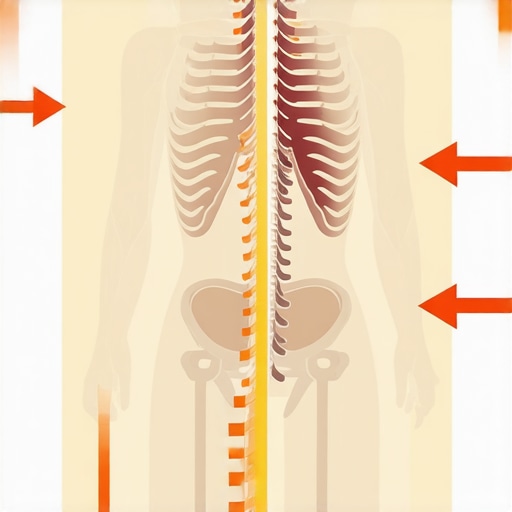 An illustration showing how to breathe into the belly and back to create 360-degree spinal support.