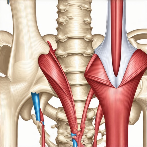 Anatomical Connection of Diaphragm and Hip Diagram showing diaphragm and psoas relationship with hip mobility