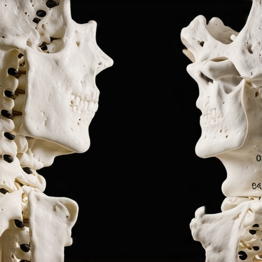 Cervical Spine Stability vs Mobility Anatomical diagram of C1 and C2 vertebrae illustrating the importance of stability in the upper neck.