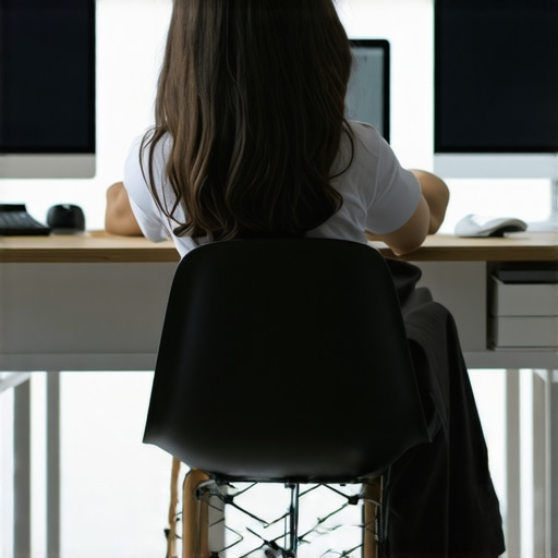 Comparison of static vs dynamic sitting posture Visualizing the difference between rigid static posture and healthy dynamic movement while sitting.