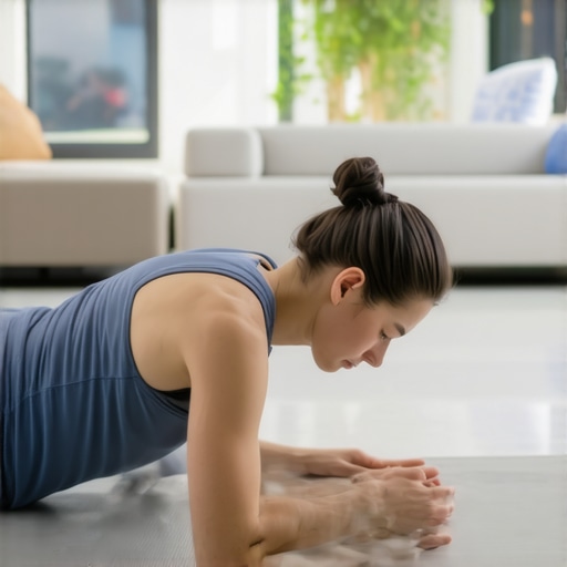 A person demonstrating the dead bug exercise to stabilize the core and protect the spine.