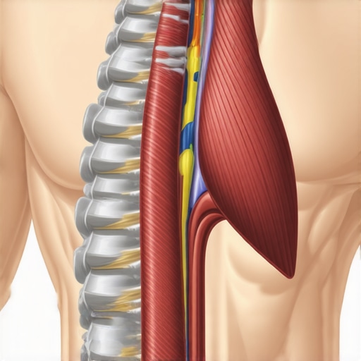 Diaphragm and Spinal Stability Mechanics Diagram of how the diaphragm supports the lower back through intra-abdominal pressure.