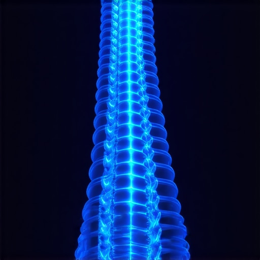 An artistic representation of a flexible, healthy spine showing the importance of movement over static posture.