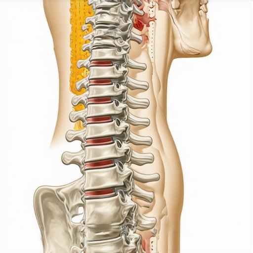 Dynamic vs Rigid Spinal Comparison A diagram comparing locked spinal joints versus healthy mobile spinal segments during lifting.
