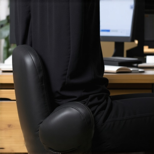 Correct placement of a lumbar roll for spinal support