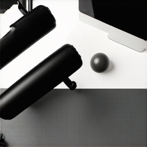 A collection of physical therapy tools including a lumbar roll and lacrosse ball for daily mobility.