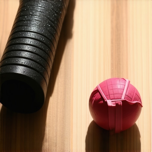 Essential Tools for Spinal Maintenance A high-density foam roller and peanut massage ball on a wooden floor