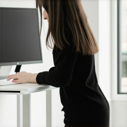 Correct ergonomics for a standing desk setup