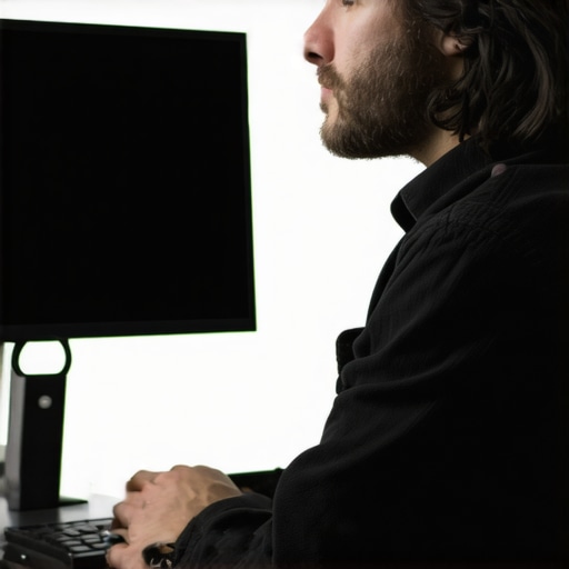 How to adjust your monitor to stop reaching with your chin