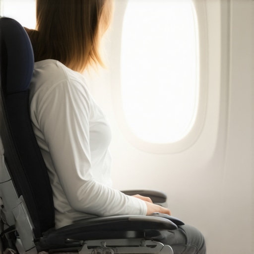 How to sit on a plane to avoid landing with a stiff back
