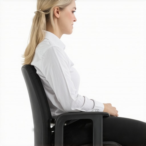 How to use a lumbar roll correctly in an office chair
