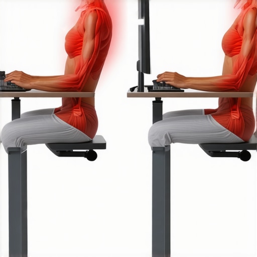 Military Posture vs Dynamic Posture Strain Diagram showing how forcing a rigid posture creates muscle fatigue compared to a neutral, moving position.