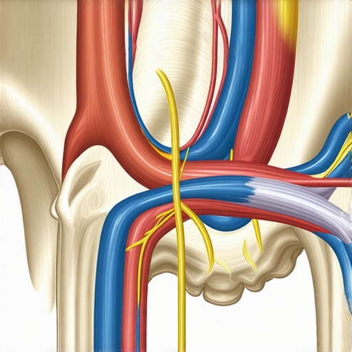 Anatomical diagram of the sciatic nerve highlighting why stretching a compressed nerve can cause inflammation.