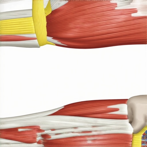 Diagram showing the difference between stretching a hamstring muscle and irritating the sciatic nerve.
