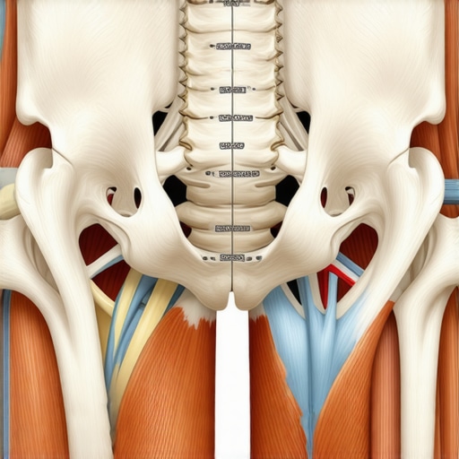 Diagram of a tilted pelvis showing how it creates false tightness in the hamstrings through neural tension.