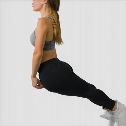 Proper Lunge Form for Glute Activation Person demonstrating a lunge with a slight forward torso lean to target glutes and protect knees.