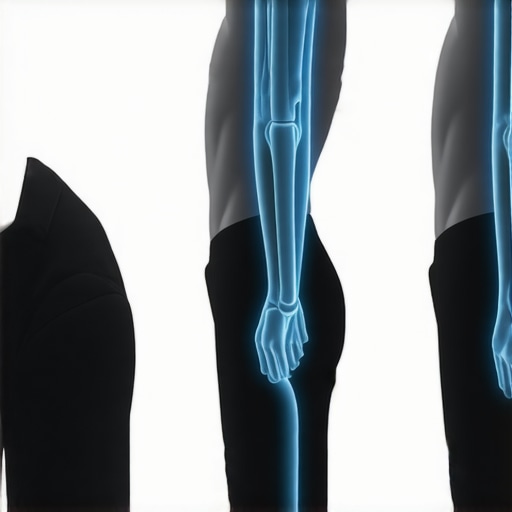 Anatomical comparison of forced rigid posture and relaxed dynamic posture showing spine compression.