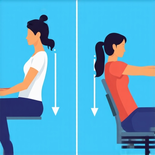 Static Rigid Posture vs Dynamic Movement Variability A medical illustration comparing the fatigue of holding a rigid posture versus the health benefits of frequent movement shifts.
