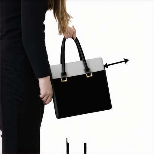 Strategic Bag Packing for Spine Health Diagram showing how to pack heavy items close to the body in a shoulder bag to prevent back pain.
