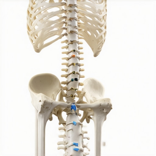 Diagram showing how rib cage position affects pelvic tilt and foot arches