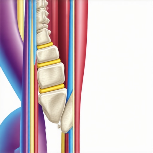 The Spinal Kinetic Chain Illustration Diagram showing the connection between foot arches and spinal alignment