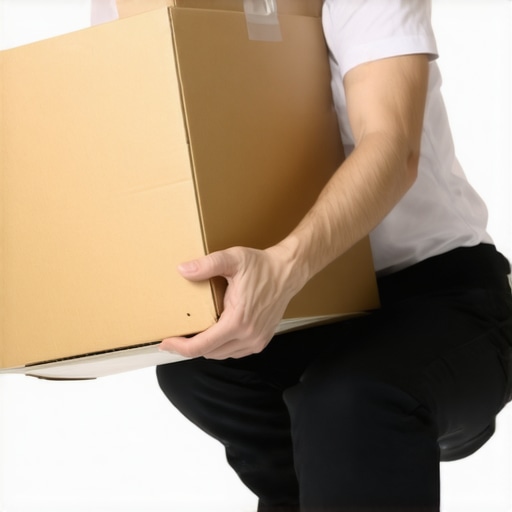 The best way to lift heavy boxes without 'throwing out' your back