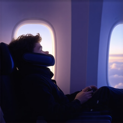 The best way to sit on a plane to avoid a stiff neck