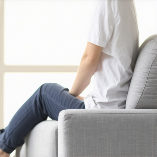 The best way to sit on a sofa to protect your discs
